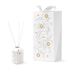 Диффузор Farforite «Фольклор» в подарочной коробке, серый / золотой фото