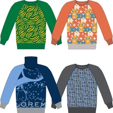 Джемпер на заказ Tricksy Net Reglan, полушерсть фото