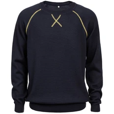 Джемпер с контрастной отделкой Sherst Stitch, синий / зеленый фото