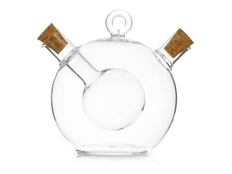 Емкость двойная для масла и уксуса Dressing, прозрачная фото