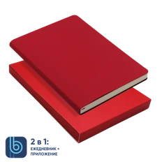 Ежедневник недатированный Bplanner.01, красный фото