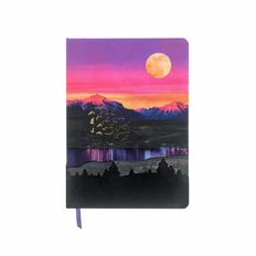 Ежедневник с выборочным флокированием на обложке, формат А5 фото