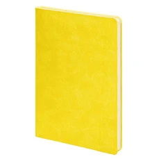 Ежедневник недатированный Enote FunkyPlan А5, блок-линейка, желтый / серый фото