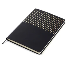 Ежедневник недатированный Esmeralda A5, черный / золотой фото