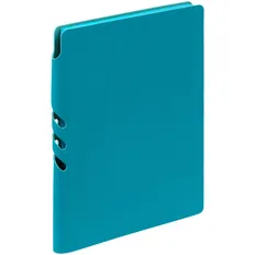 Ежедневник недатированный Контекст Flexpen Shall А5, soft touch, бирюзовый фото