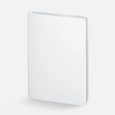 Ежедневник недатированный Контекст Nebraska Flex, белый / серебристый фото