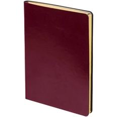 Ежедневник недатированный Контекст Nebraska Flex, бордовый / золотой фото