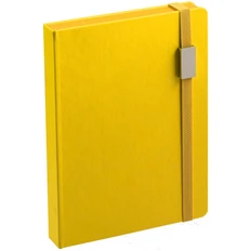 Ежедневник недатированный Контекст New Factor Metal, желтый фото