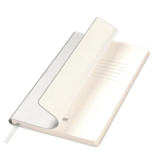 Ежедневник недатированный Portobello Trend Spark А5, без упаковки, без стикера, серебристый фото