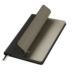 Ежедневник недатированный Portobello Trend Tweed, черный фото