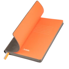 Ежедневник недатированный Portobello Trend Voyage, серый/ оранжевый фото