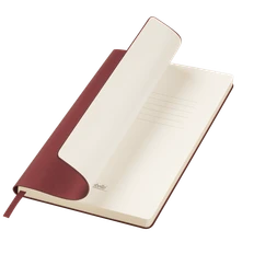 Ежедневник недатированный с гибкой обложкой Portobello Trend Star А5, бордовый фото