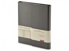 Ежедневник недатированный с магнитным клапаном А5 Waltz, серый фото