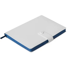 Ежедневник недатированный STELLAR, формат А5, белый с синим фото