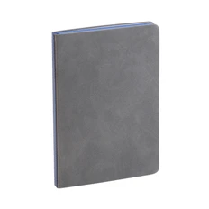 Ежедневник недатированный Wownote «Турин» А5, серый / синий  фото