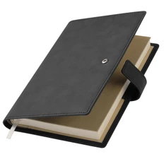 Ежедневник-портфолио недатированный Portobello Trend Royal NEO, черный фото