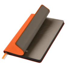Ежедневник недатированный Portobello Trend Tweed, оранжевый фото