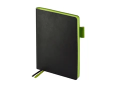 Ежедневник датированный Bruno Visconti Boston А5, 2026 год, черный / салатовый фото