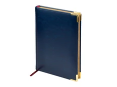 Ежедневник датированный Bruno Visconti Sidney Nebraska А5 на 2026 год, классический синий / золотой фото