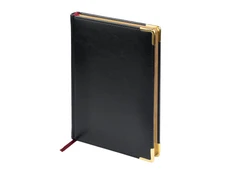 Ежедневник датированный Bruno Visconti Sidney Nebraska А5 на 2026 год, синий / золотой фото