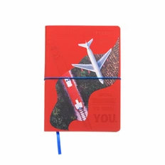 Ежедневник Intero с горизонтальной резинкой-держателем, формат А5 фото