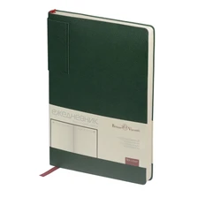 Ежедневник недатированный Bruno Visconti London А5, зеленый / черный фото