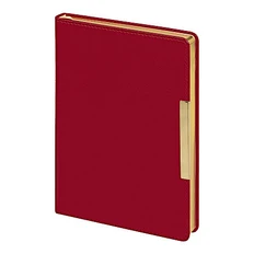 Ежедневник недатированный Clicra City Moderna Pristine А5, бордовый / золотистый фото