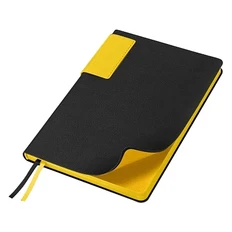 Ежедневник недатированный Clicra Flexy Star Sivilia Black Edition Color А5, черный / желтый фото