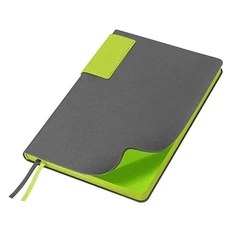 Ежедневник недатированный Clicra Flexy Star Sivilia Grey Edition Color А5, серый / салатовый фото