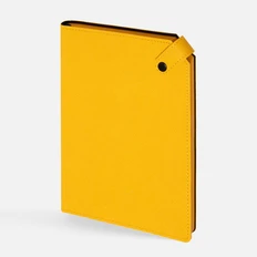 Ежедневник недатированный Inspire Espresso, желтый фото