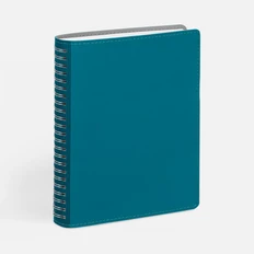 Ежедневник недатированный Контекст Spring Shall, бирюзовый фото