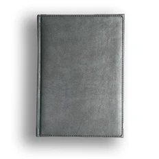 Ежедневник недатированный Print, серебристый фото