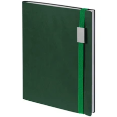 Ежедневник недатированный Vivian Metal А5, зеленый фото
