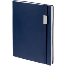 Ежедневник недатированный Vivian Metal А6, темно-синий фото