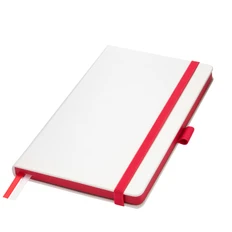 Ежедневник Portobello Trend Arctic, недатированный, белый / красный фото