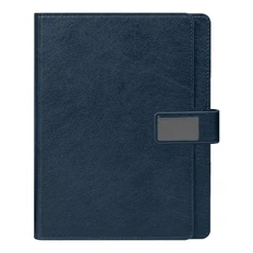 Ежедневник в суперобложке Clicra Country Alfa Mocco Business Edition B5, подарочная коробка, синий фото