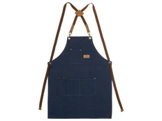 Фартук джинсовый с карманами Eat&Bite Fry, синий фото