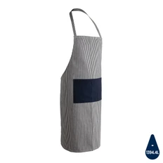 Фартук из переработанного хлопка Ukiyo Aware™, темно-синий фото