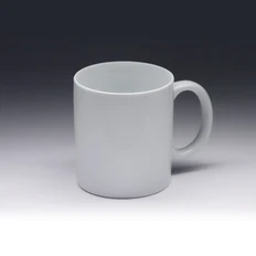 Кружка фарфоровая, 300 мл, белая фото