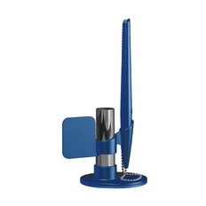 Ручка шариковая пластиковая на подставке Lecce Pen Flag, синяя фото