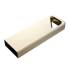 Флешка из сплава цинка 8Гб, USB 2.0 UDP, золотистая фото