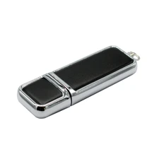 Флешка металлическая на 16 Гб Business, черная фото