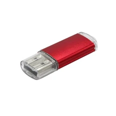 Флешка металлическая на 16 Гб Comf, красная фото