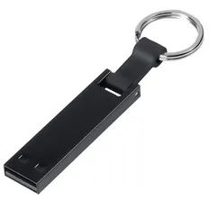 Флешка металлическая на 64 Гб Shake USB 2.0, черная фото