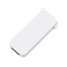 Флешка пластиковая на 32 Гб «Выдвигашка», белая фото