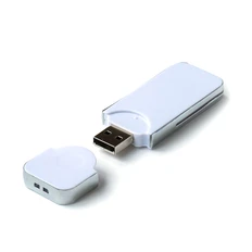 Флешка пластиковая 32Гб Промо Плюс, белая фото