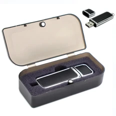 Флешка пластиковая на 16 Гб Busines, в футляре, черная фото