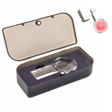 Флешка пластиковая на 16 Гб Diamond, в футляре, красная фото