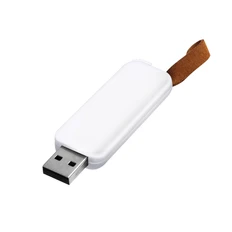 Флешка пластиковая на 32 Гб Gear Soft, белая фото