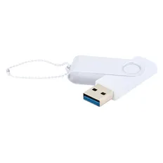 Флешка пластиковая с металлической скобой 16 Гб Designer To Go USB 3.0, белая фото
